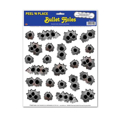 Bullet Holes Peel N Place 