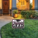 Burgundy Plastic Congrats Grad Yard Sign (Pack of 6)   - 53921-BU