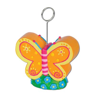 6 oz. Butterfly Photo/Balloon Holder