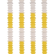 Canary Yellow & White Ceiling Drops
