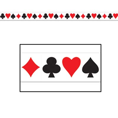 Card "Suit" Party Tape 