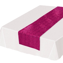 Cerise Sequined Table Runner (Pack of 12) Sequined Table Runner, sequined, table runner, decoration, teal, new years eve, prom, under the sea, luau, wholesale, inexpensive, bulk