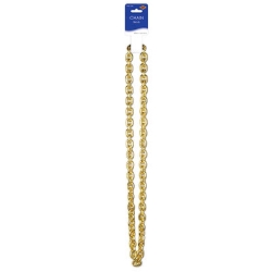 Chain Beads molded to replicate a chain necklace in gold.