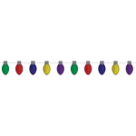 Christmas Light Bulb Streamer