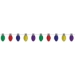 Christmas Light Bulb Streamer