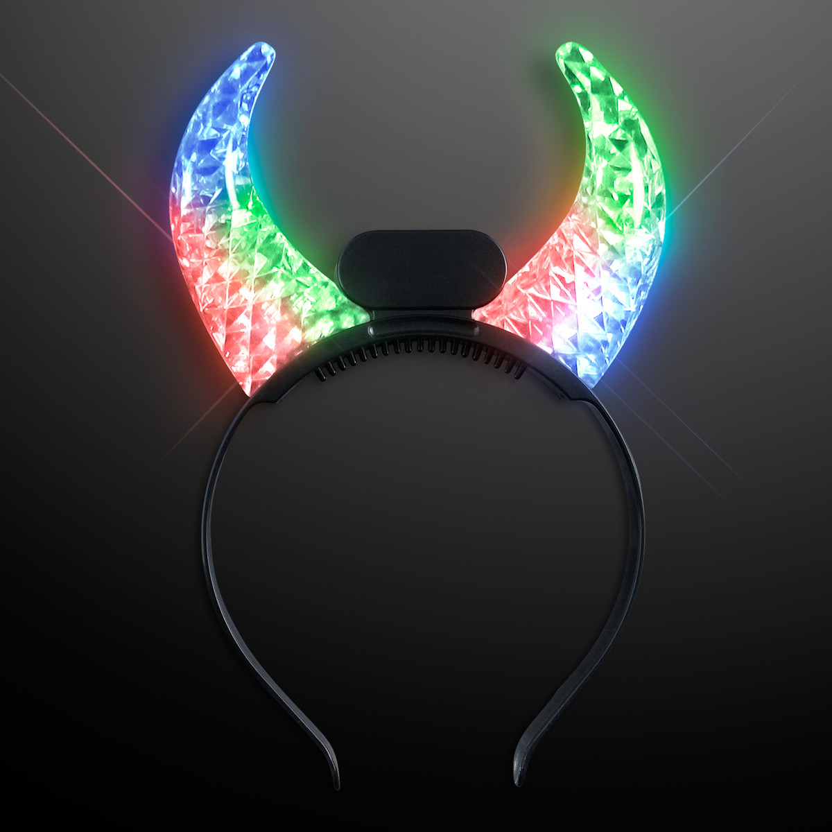 LED Devil Horn Light Up Headband | Flashing Horns For Halloween Christmas Party Decor