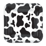 Cow Print Plates for a country themed party