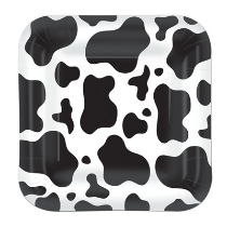 Cow Print Plates for a country themed party