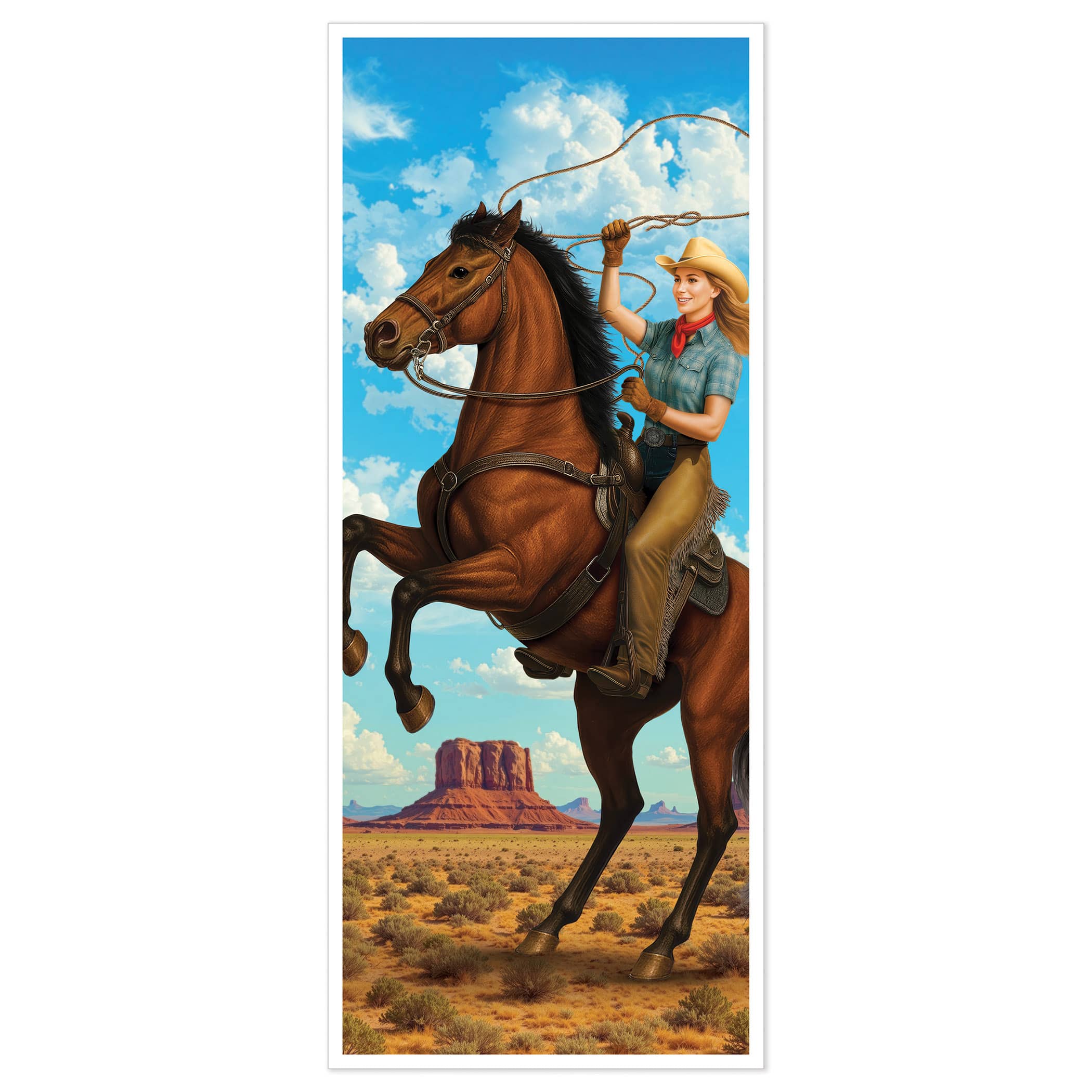 Cowgirl Door Cover