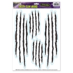 Creepy Claw Marks! Peel 'N Place (Pack of 48) Creepy Claw Marks! Peel 'N Place, decoration, halloween, claw, marks, wholesale, inexpenisve, bulk