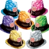 DISC-Custom 2021 Party Hat - Soft Dots (SELECT A COLOR) New Years Eve, 2021, Party Hats, Dots, Custom New Years Eve Hats