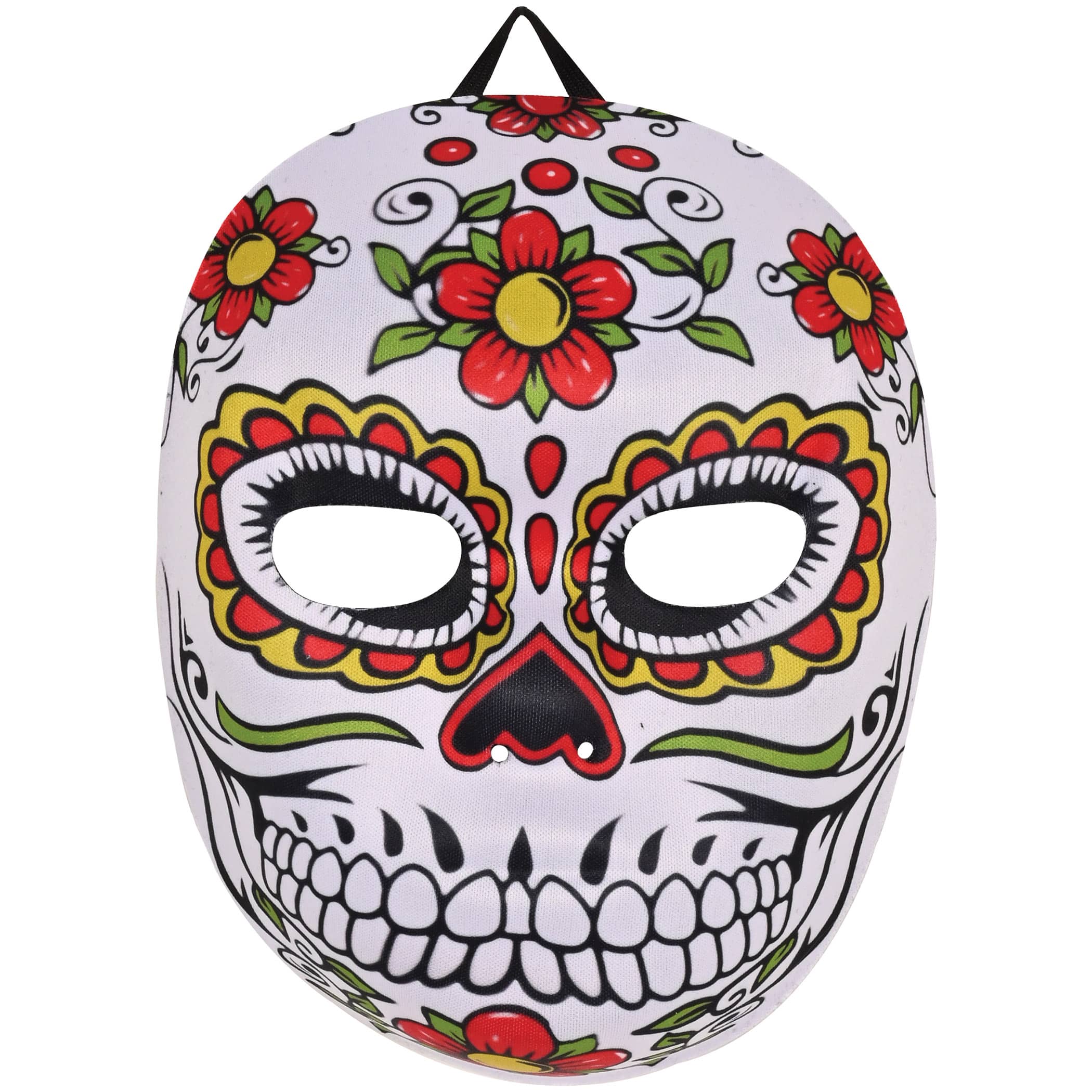 Day Of The Dead Mask (Pack of 12) Theme party,accessories, Halloween, costume accessories, Masks