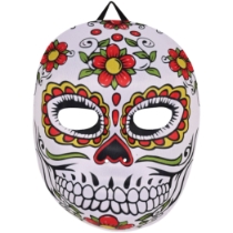 Day Of The Dead Mask (Pack of 12) Theme party,accessories, Halloween, costume accessories, Masks