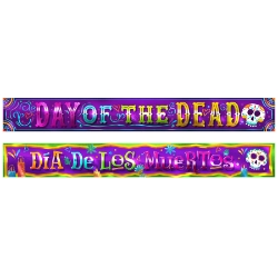Day Of The Dead Metallic Banner Set
