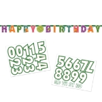 Dinosaur Add-An-Age Streamer (Pack of 12) dinosaur add an age streamer, dinosaur birthday streamer, dinosaur birthday decorations, customizable birthday banner, add an age banner, dinosaur party supplies, dinosaur party decorations, dinosaur birthday party, birthday streamer pack, dinosaur themed party, personalized birthday banner, wholesale party supplies, Party Express dinosaur decorations