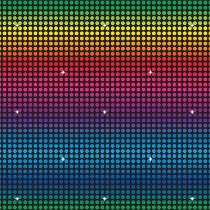 Disco Backdrop of bright colors printed on thin plastic material.