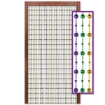 Disco Ball Bead Curtain for Mardi Gras