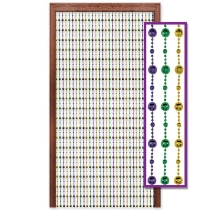 Disco Ball Bead Curtain for Mardi Gras