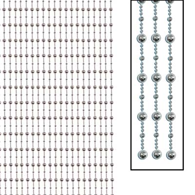 Silver Disco Ball Bead Curtain