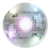 Disco Ball Cutout wall decorations for that 70's themed party