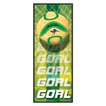Soccer Door Cover - Australia (Pack of 12) Australia door cover, soccer door cover, Australian party decorations, sports party décor, Australia theme party supplies, pack of 12 door covers, event decorations Australia, Party Express Australia décor