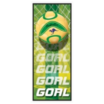 Soccer Door Cover - Australia (Pack of 12) Australia door cover, soccer door cover, Australian party decorations, sports party décor, Australia theme party supplies, pack of 12 door covers, event decorations Australia, Party Express Australia décor