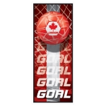 Soccer Door Cover - Canada (Pack of 12) Canada door cover, Canada soccer door cover, Canadian party decorations, soccer party décor, Canada theme party supplies, pack of 12 door covers, international party decorations, Party Express Canada décor