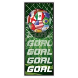 Soccer Door Cover - International (Pack of 12) international door cover, world flag door cover, soccer door cover, global party decorations, multicultural event décor, international theme party supplies, pack of 12 door covers, Party Express international décor