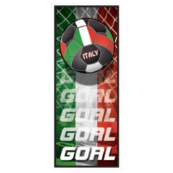 Soccer Door Cover - Italy (Pack of 12) Italy door cover, Italy soccer door cover, Italian party decorations, soccer party décor, Italy theme party supplies, pack of 12 door covers, international party decorations, Party Express Italy décor