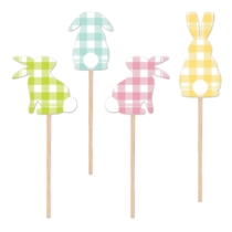 Easter Bunny Centerpiece Sticks (Pack of 96) Easter Bunny Centerpiece Sticks, Easter centerpiece decorations, bunny centerpiece picks, Easter party decorations, spring table decorations, Easter table centerpieces, bunny party supplies, Easter floral picks, Easter event decorations, church Easter decorations, classroom Easter décor, spring celebration supplies, Easter bunny decorations, bulk Easter decorations, Party Express