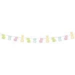Easter Bunny Streamer (Pack of 12) Easter Bunny Streamer, Easter streamer, Easter bunny decorations, Easter party decorations, Easter banner, Easter hanging decorations, Easter egg hunt décor, spring party decorations, bunny party supplies, church Easter decorations, classroom Easter decorations, Easter event supplies, holiday streamers, Easter celebration décor, Party Express