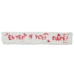 Enter If You Dare! Fabric Banner (Pack of 12) Enter if you dare, fabric banner, banner, halloween, decoration, wholesale, inexpensive, bulk