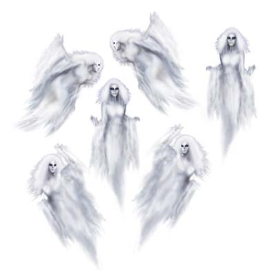 Ethereal Ghost Props (Pack of 12) Haloween, ghost, props, spooky, haunted, creepy 