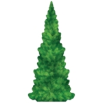 Evergreen Tree Stand-Up (Pack of 4) evergreen tree stand-up, winter event décor, forest theme decorations, printed cardboard stand-up, tall tree prop, prom decorations, woodland party décor, Party Express event props