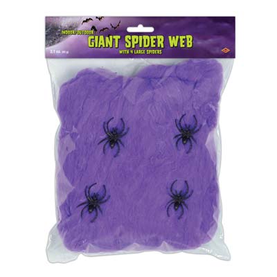 FR Giant Spider Web (Pack of 12) Giant Spider Web, decoration, halloween, spider, web, inexpensive, bulk, inexpenisve