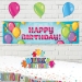 Fabric Happy Birthday Banner (Pack of 12) - 56500