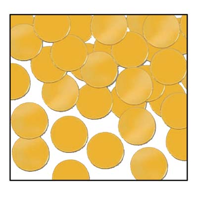 Gold Dots Confetti for a 50th Anniversary