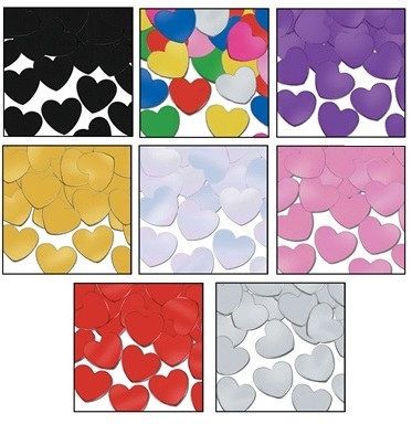 Choose your color confetti hearts