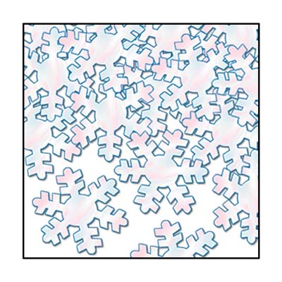 Opalescent Confetti Snowflakes