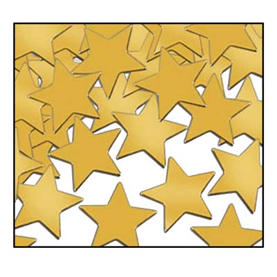 Gold Confetti Stars