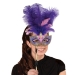 Feathered Mask w/Stick (Pack of 12) - 54203