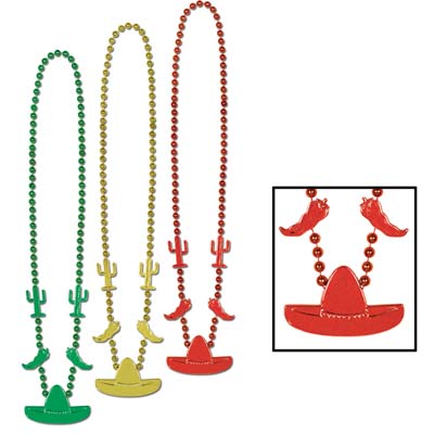 Red, Green and Yellow Fiesta Beads