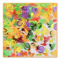 Fiesta Metallic Confetti with Multiple Colors 