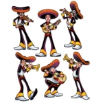 Fiesta Cutouts of fiesta musicians.