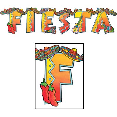 Fiesta Streamer Hanging decoration