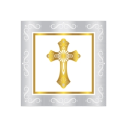 First Communion Beverage Napkins (Pack of 192) first communion beverage napkins, first holy communion napkins, communion party supplies, religious party napkins, first communion decorations, communion tableware, communion reception supplies, disposable beverage napkins, church celebration decorations, catholic communion party, first communion luncheon, communion event supplies, pack of 192 napkins, Party Express