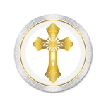 First Communion Plates (Pack of 96) first communion plates, first holy communion plates, communion party supplies, religious party plates, communion tableware, first communion decorations, disposable communion plates, catholic communion supplies, communion reception supplies, church event tableware, first communion luncheon plates, religious celebration plates, communion party decorations, pack of 96 plates