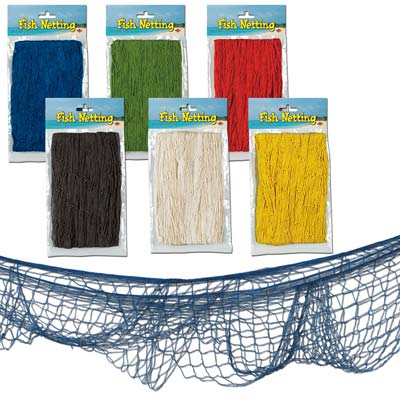 Netting material for decoration is various color options.