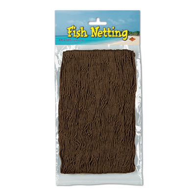 Brown Fish Netting (Pack of 12) Fish Netting, Cheap party supplies, Brown netting, Luau ideas, Nautical theme, Cheap luau, Wholesale party supplies, Inexpensive party goods