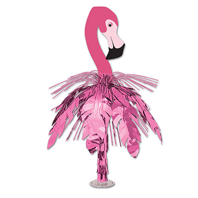 Flamingo Cascade Centerpiece for a Luau themed party